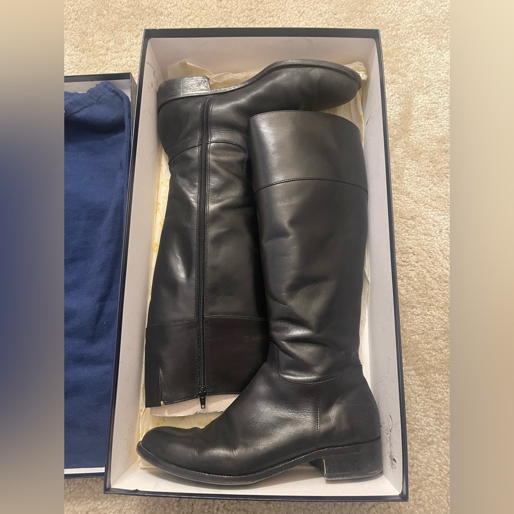 Black Leather Riding Boots (10)